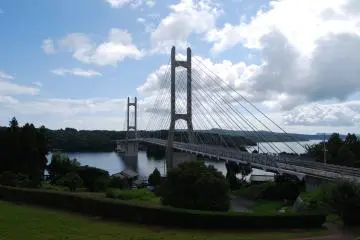 On the way back to Wakura Onsen you cross the second bridge.
