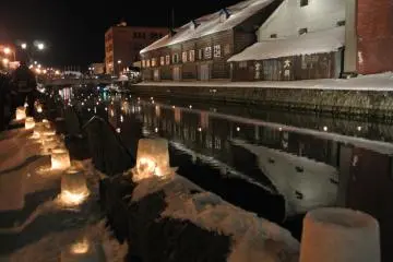 Beside the Otaru Canal