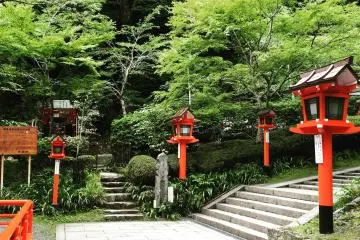 Kurama Temple was founded in the 8th century by a Chinese priest and until 1949 the temple was connected to Tendai Buddhism, one of the schools of esoteric Buddhism in Japan. 