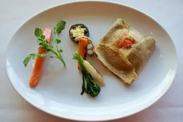 A local Nasu egg features in a breakfast at Meli' Meli'Anges.