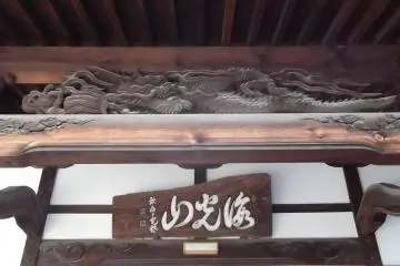 An airborne dragon at Joshun-ji
