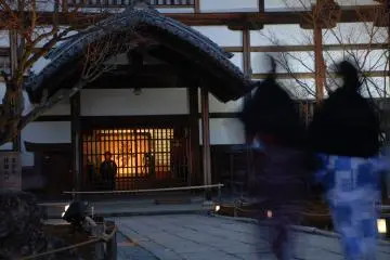 The character for dream (yume) inside of Kodai-ji temple (Photo: Guillaume Dore)