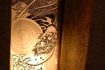 Details from a lantern