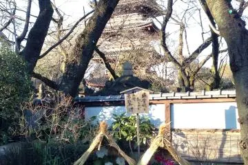 In the shadow of the pagoda