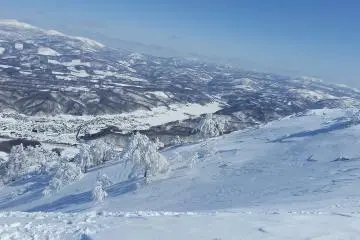 The beautiful view from the peak