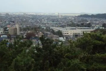 The view from the park's watchtower.