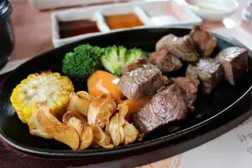 Tajima beef at Kaede steakhouse, Yumura