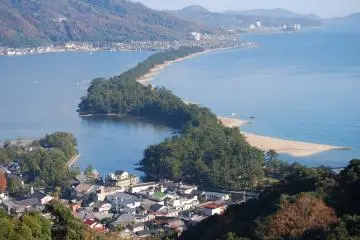 View of Amanohashidate from View Land