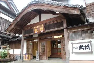 Outside Ryokan Ohashi