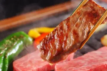 Tajima beef and vegetables ready to eat