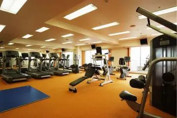 Well equipped gym and fitness center