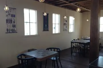 Tables on the second floor