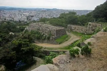 Looking north-northwest from the highest platform
