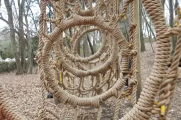 Example of an obstacle in the field athletic course