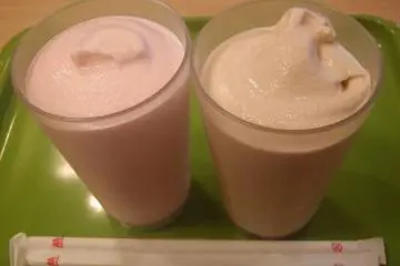 Strawberry Shake and Coffee Shake