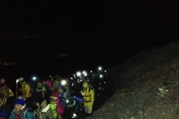 Line to the summit