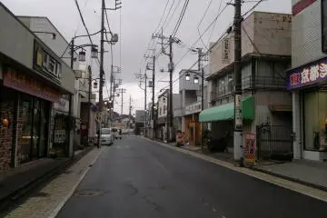Sawara’s modern area, just near the station