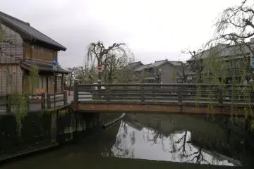 One of the bridges that cross the canal
