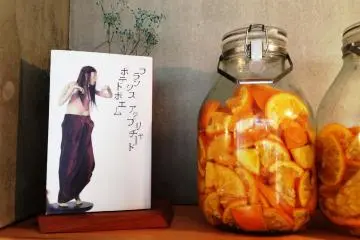 Interior decorations at Apron Cafe