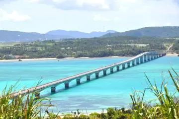 The bridge to Kouri Island in Okinawa