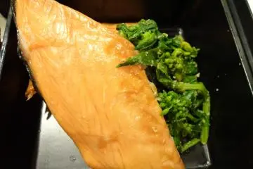 Fish and spinach