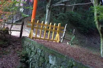 German Prisoners engineered and constructed this stone bridge that leads to one of the smaller shrines deeper in the forest behind the main shrine. It is called Doitsu-bashi (German Bridge)