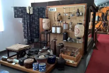 Old lamps and shades