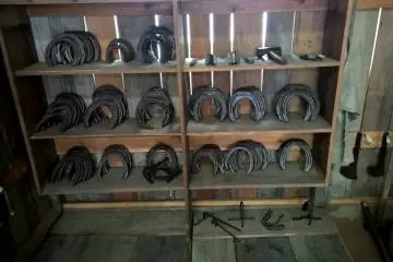 Handmade horse shoes