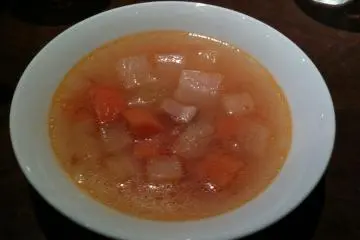 The simple minestrone di Diavolo e bambina.
