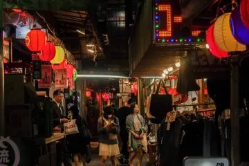 Browsing the shops