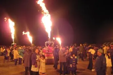 Tochigi Hot Air Balloon International Championship Festival, Kinugawa riverside, November