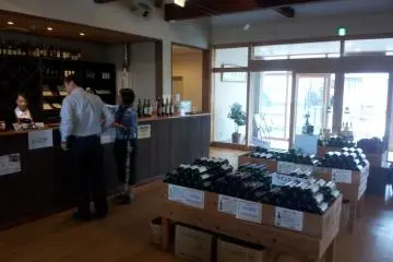 Local produce on sale in the showroom