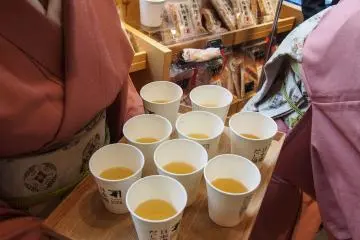 Fish broth samples.