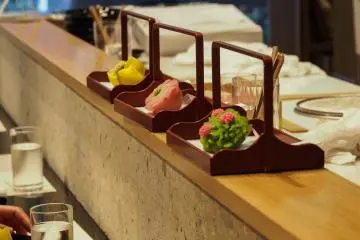 Hand-crafted Japanese desserts (plant-based ingredients).