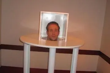 Just a head in a box, is all
