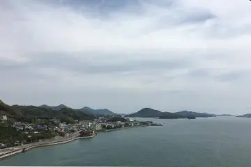 Views like these are worth it though. Also, getting to go down slope on the other side of the bridge is such a relief!