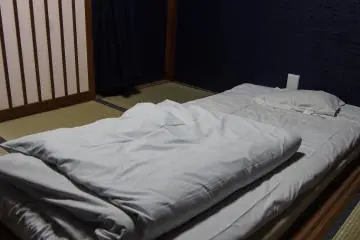 One of the rooms offered. Mixed dorms offer cozy and comfortable bunk beds.