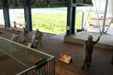Don't be freaked out by some of the realistic looking mannequins in the place