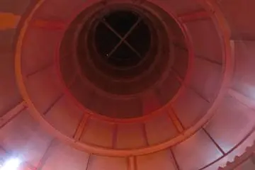 Surprisingly pretty interior of the blast furnace