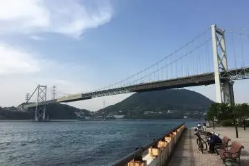 Above the surface, cars will travel on the 712m long Kanmon Bridge