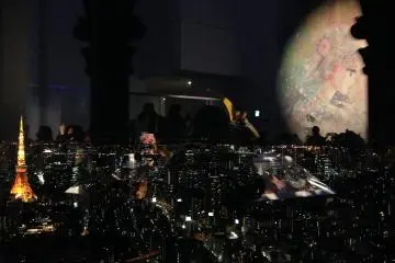 Princess Serenity looking over Tokyo