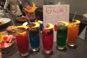 Beverages in the ChibiUsa cafe 
