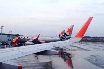 The Nankai Rapit train can take up to 256 passengers, more than the Airbus 320 used by Jetstar Japan