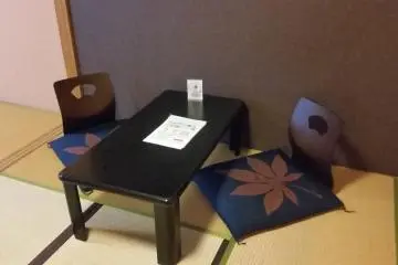 Sitting area in private room