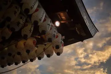 Lanterns at Yasaka Shrine
