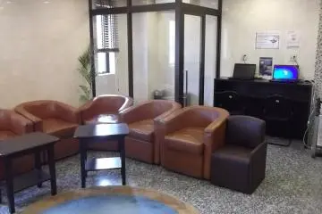 Lounge seats in the lobby