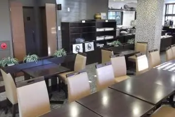 The dining room
