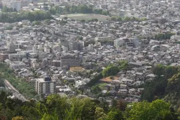 Views from the summit of Daimonji-yama