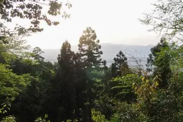 Sunset at Daimonji-yama.