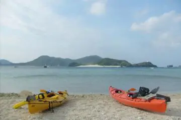 Zamami est idéale pour la plongée et pour le kayak